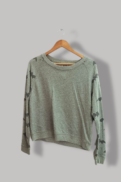 Vintage Junk Food made in America grey large sweatshirt