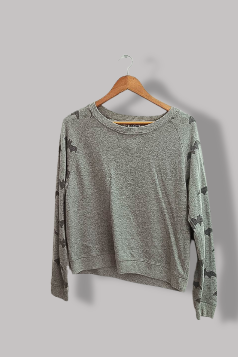 Vintage Junk Food made in America grey large sweatshirt