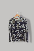 Vintage womens workland multi abstract pattern sweatshirt M