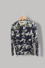 Vintage womens workland multi abstract pattern sweatshirt M