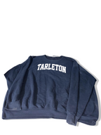 Vintage Jerzees Tarlethon print mens black crew neck solid sweatshirt size XXXL