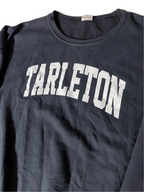 Vintage Jerzees Tarlethon print mens black crew neck solid sweatshirt size XXXL