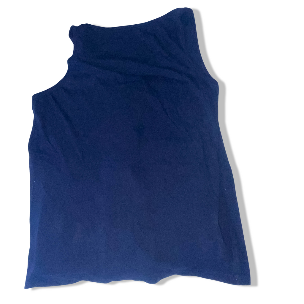 Vintage Blue Primark Santa Maria Cape Verde Dry Goods Co. graphics sleeveless tshirt XL