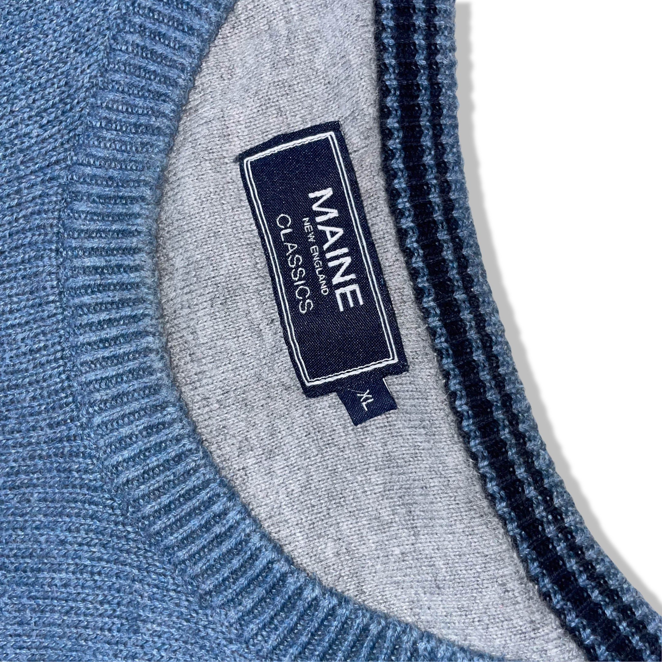 Vintage Maine New England classic crew neck green sweatshirt XL