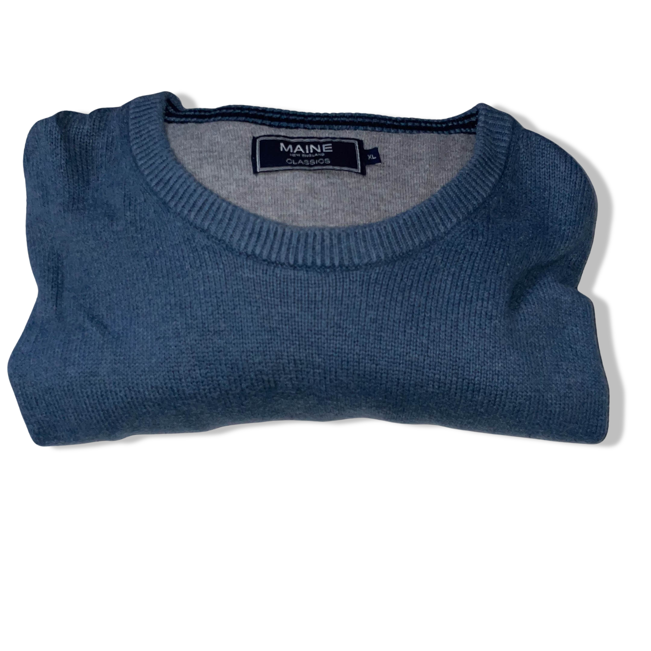 Vintage Maine New England classic crew neck green sweatshirt XL