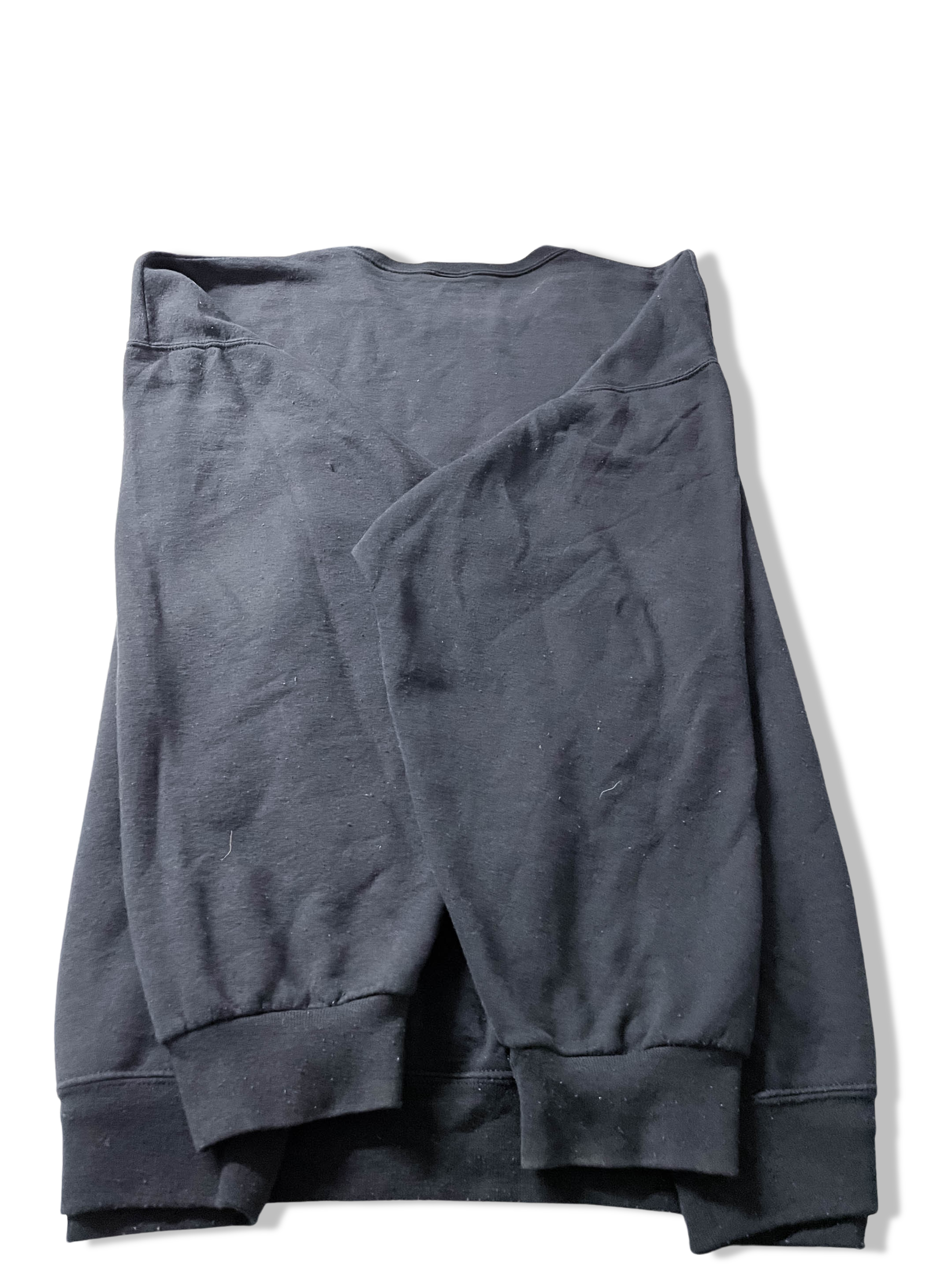 Vintage Jerzees Tarlethon print mens black crew neck solid sweatshirt size XXXL