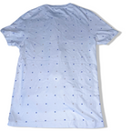Vintage White Llye & Scott shape pattern medium short sleeve tshirt
