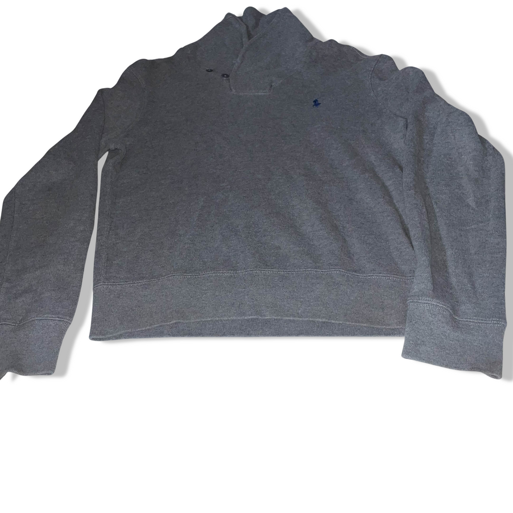 Vintage Polo ralph lauren high neck small grey cropped sweater