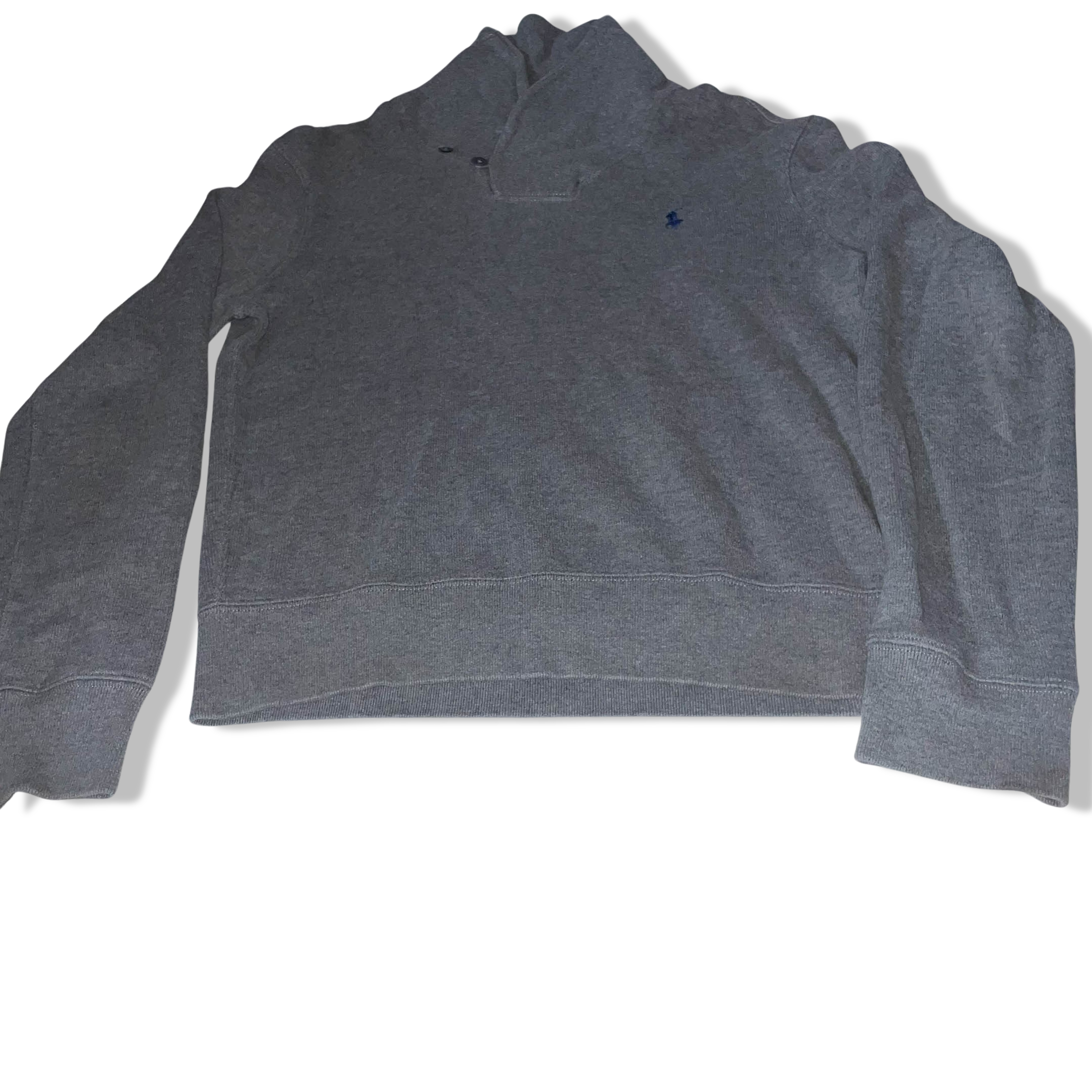 Vintage Polo ralph lauren high neck small grey cropped sweater