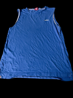 Vintage mens slazenger medium blue gym tank top