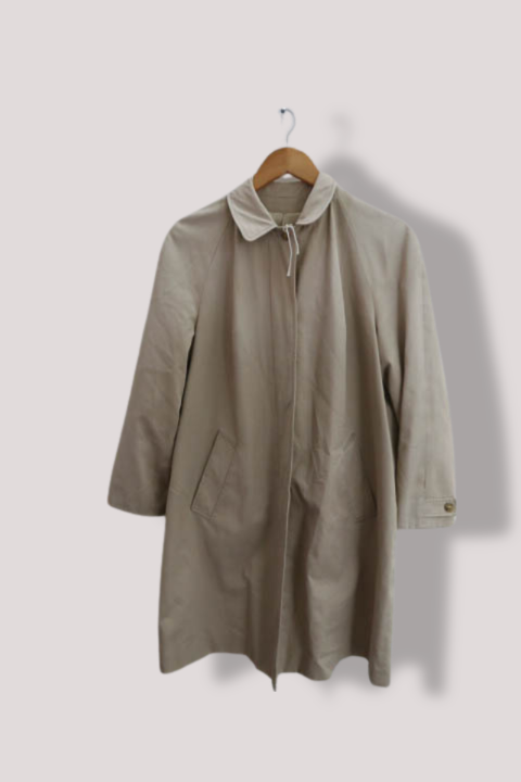 Vintage cream trench coat