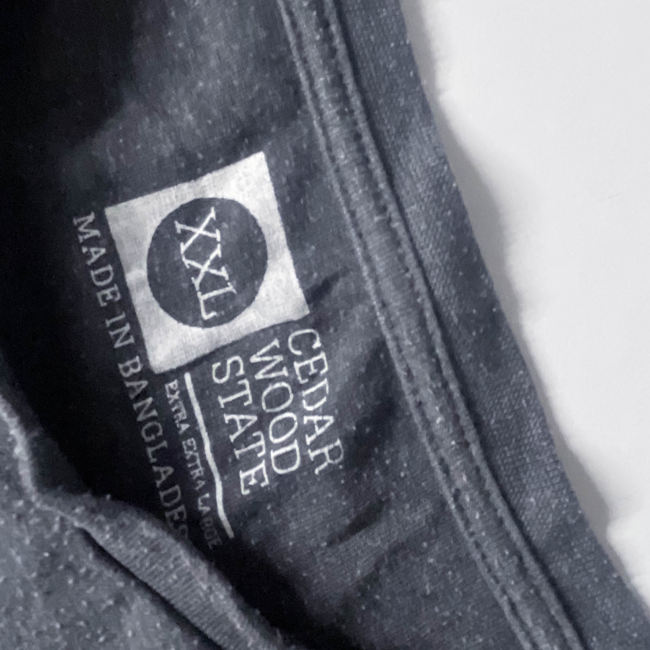 Vintage Cedarwood state Seattle Motors co. Washington Finest Graphics grey tees XXL