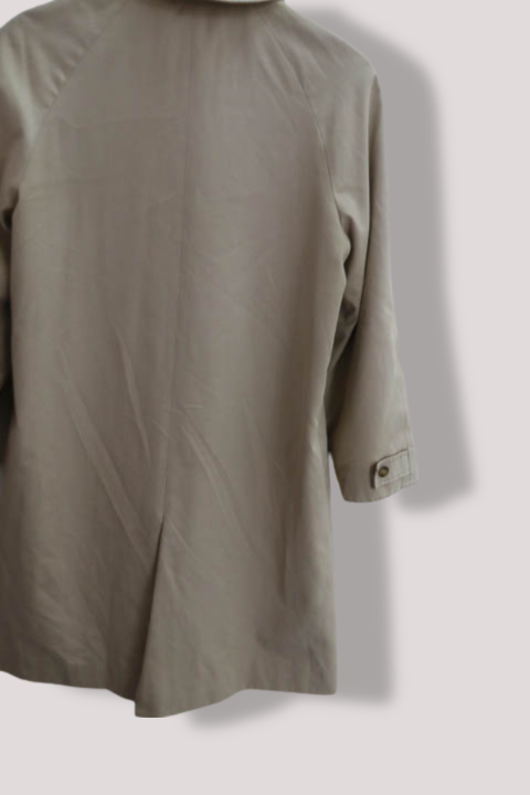 Vintage cream trench coat