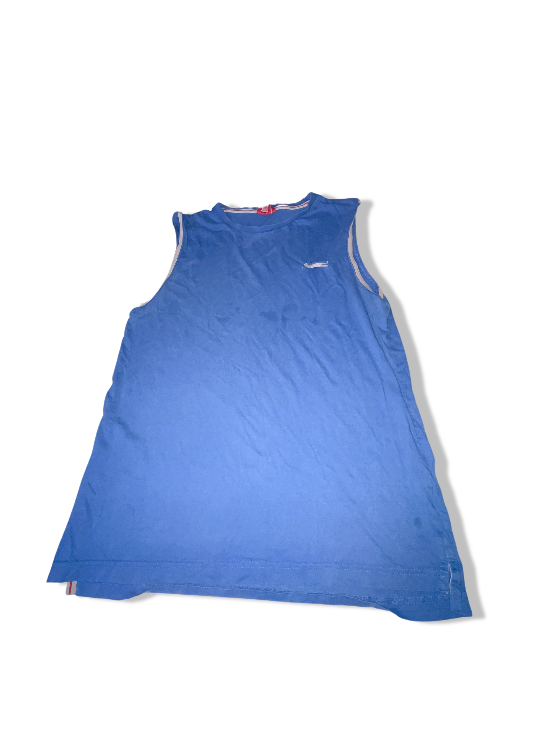 Vintage mens slazenger medium blue gym tank top