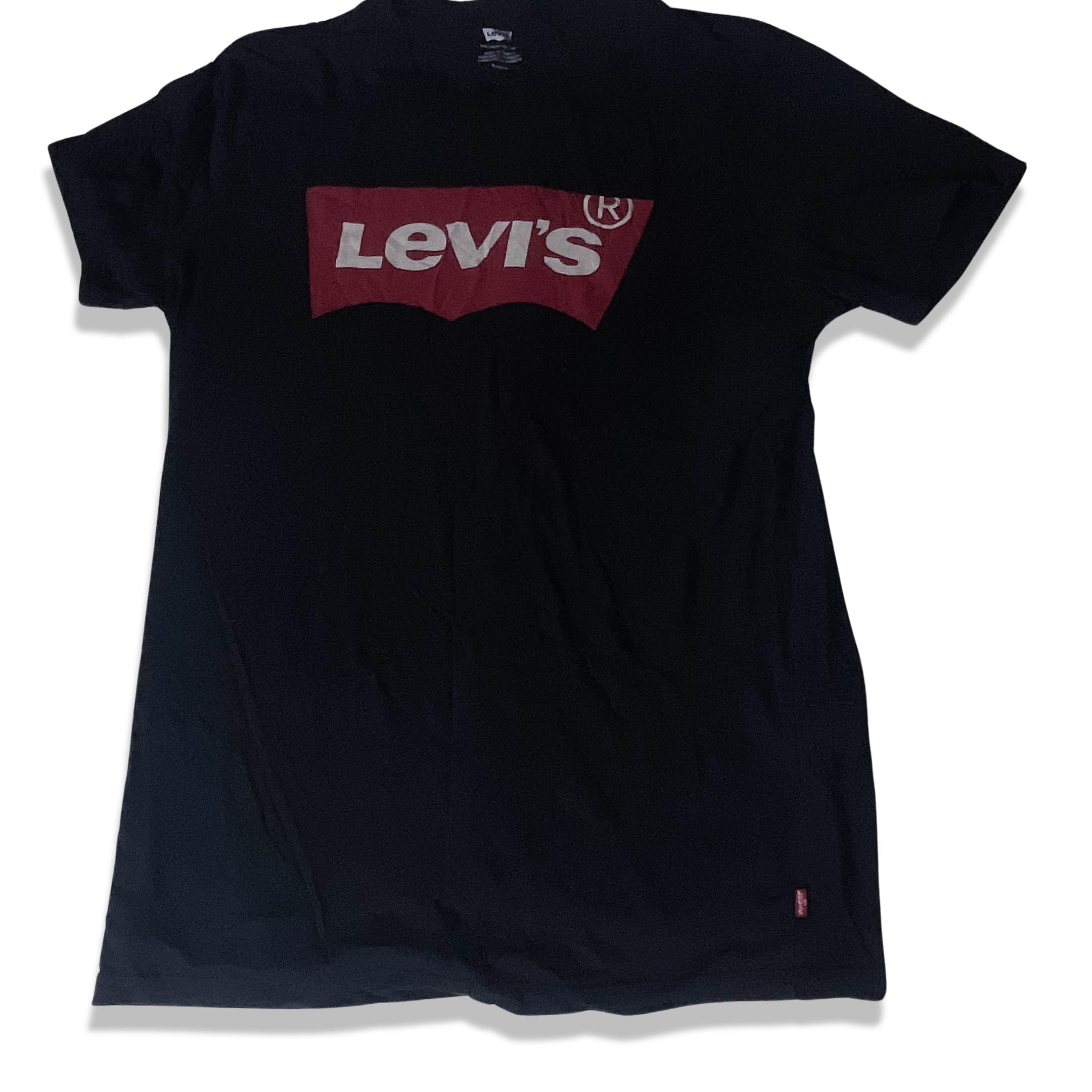 Vintage Levis big logo small black short sleeve tees