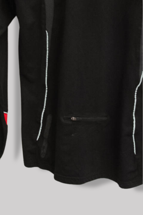 Vintage Torez 1/4 zip womens black sport long sleeve top S