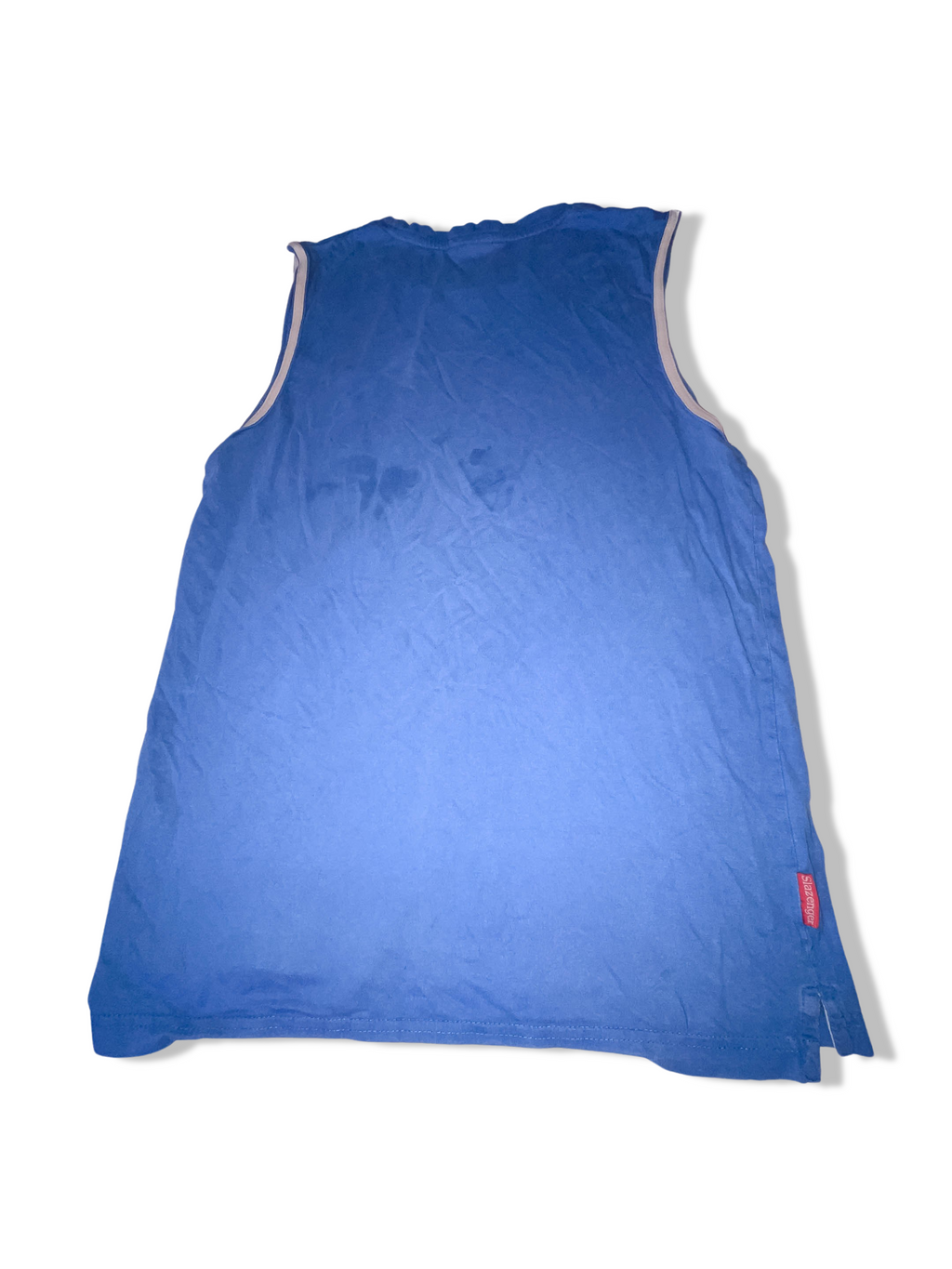 Vintage mens slazenger medium blue gym tank top
