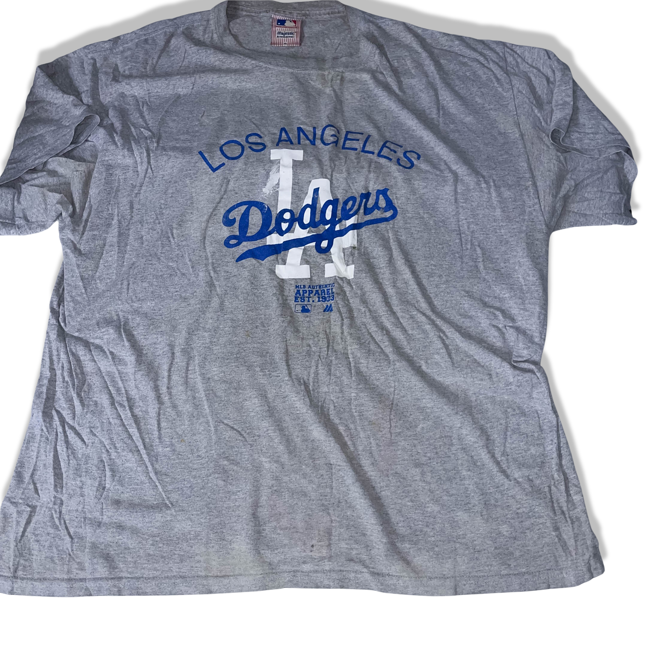 Vintage Majestic Athletics Los Angeles Dodgers grey XL tees