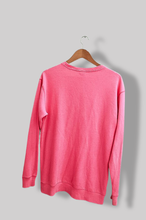 Vintage Pink Victoria'a Secret womens pink print sweatshirt XS
