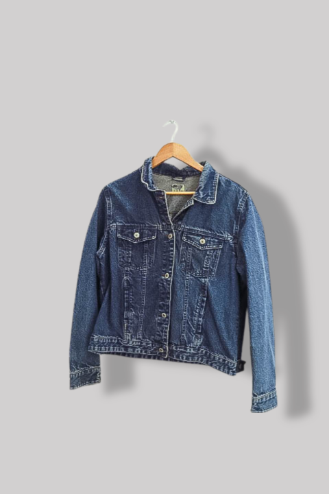 Vintage blue denim womens jacket uk 14