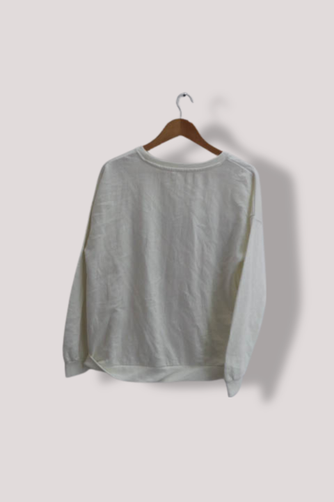 Vintage White Orange Country Graphics medium sweatshirt