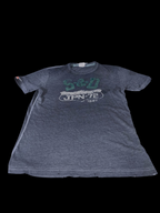 Vintage Mens Superdry Japan 72 graphics grey tees XL