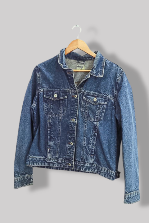 Vintage blue denim womens jacket uk 14