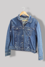 Vintage blue denim womens jacket uk 14