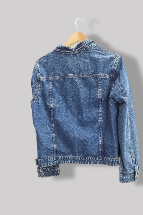 Vintage blue denim womens jacket uk 14