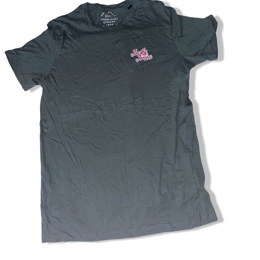 Vintage Jack & Jones Original grey medium slim fit tees
