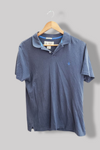 Vintage Original Penguin heritage slim fit blue polo shirt M