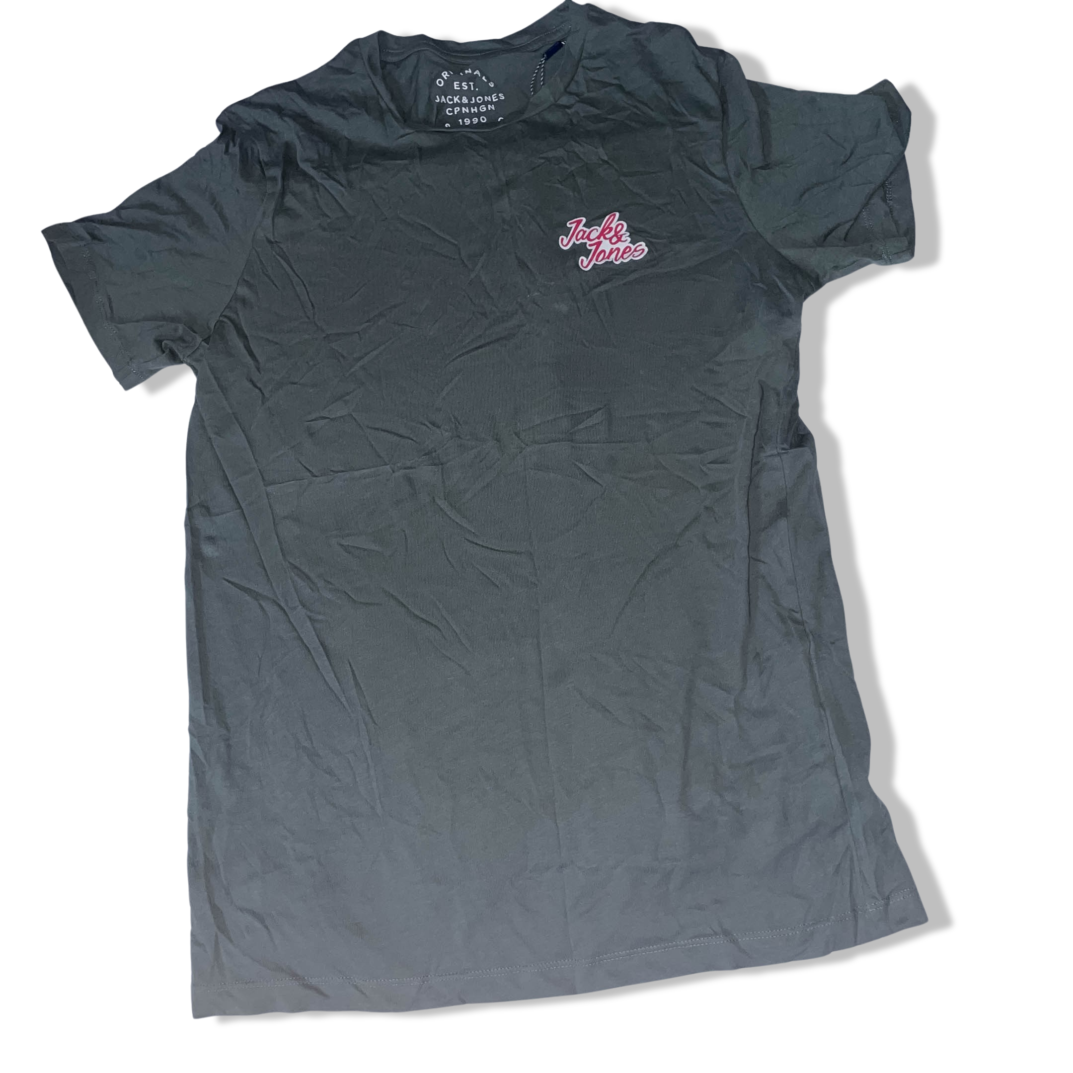 Vintage Jack & Jones Original grey medium slim fit tees