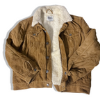 Vintage BDG Urban Outfitter Men's brown thickened corduroy jacket XL