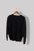 Vintage DIL Graphics medium navy solid crew neck sweatshirt