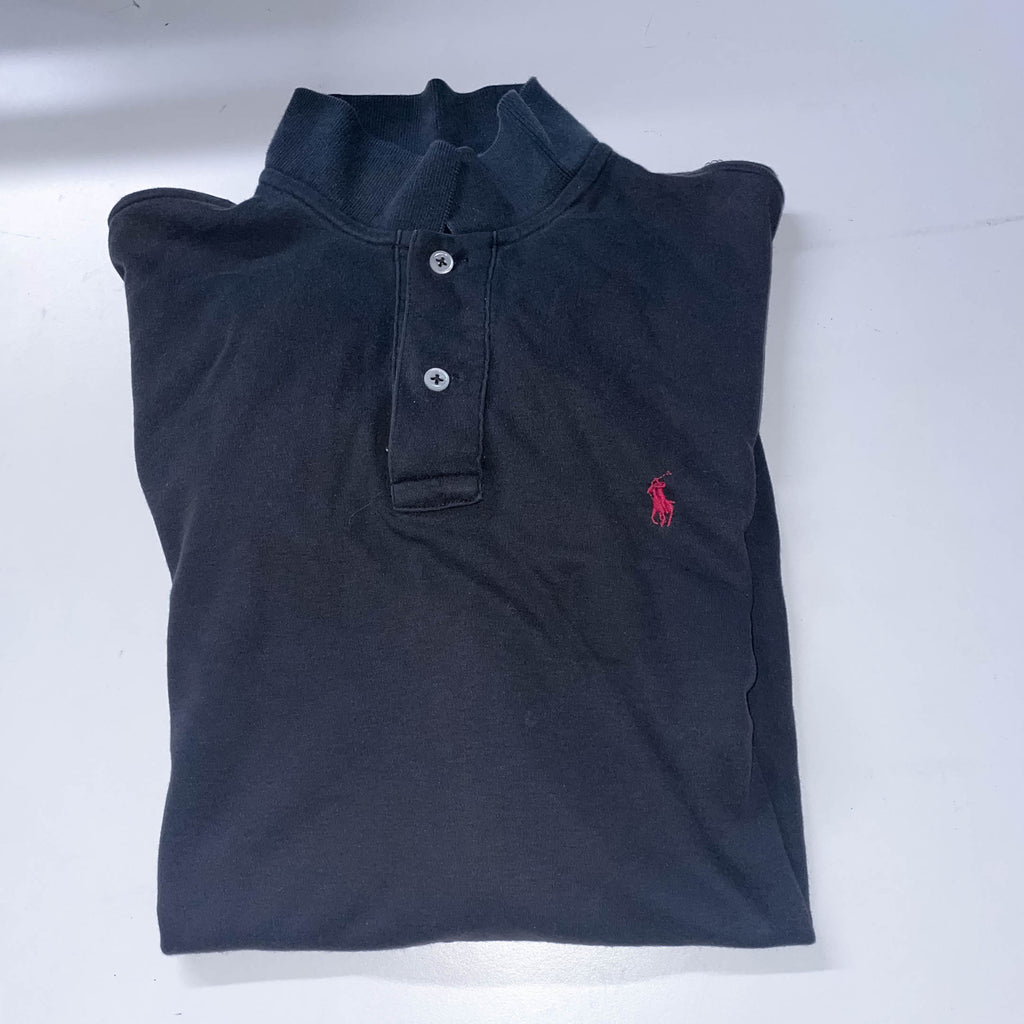 Vintage Grey polo ralph lauren medium regular fit short sleeve polo shirt
