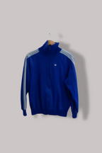 Vintage Adidas Blue Zip up unisex medium track top