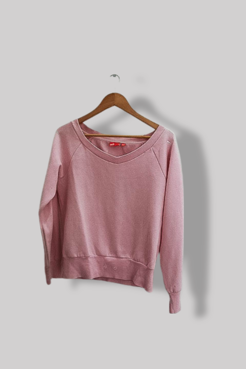 Vintage Puma pink vneck womens regular fit medium sweatshirt