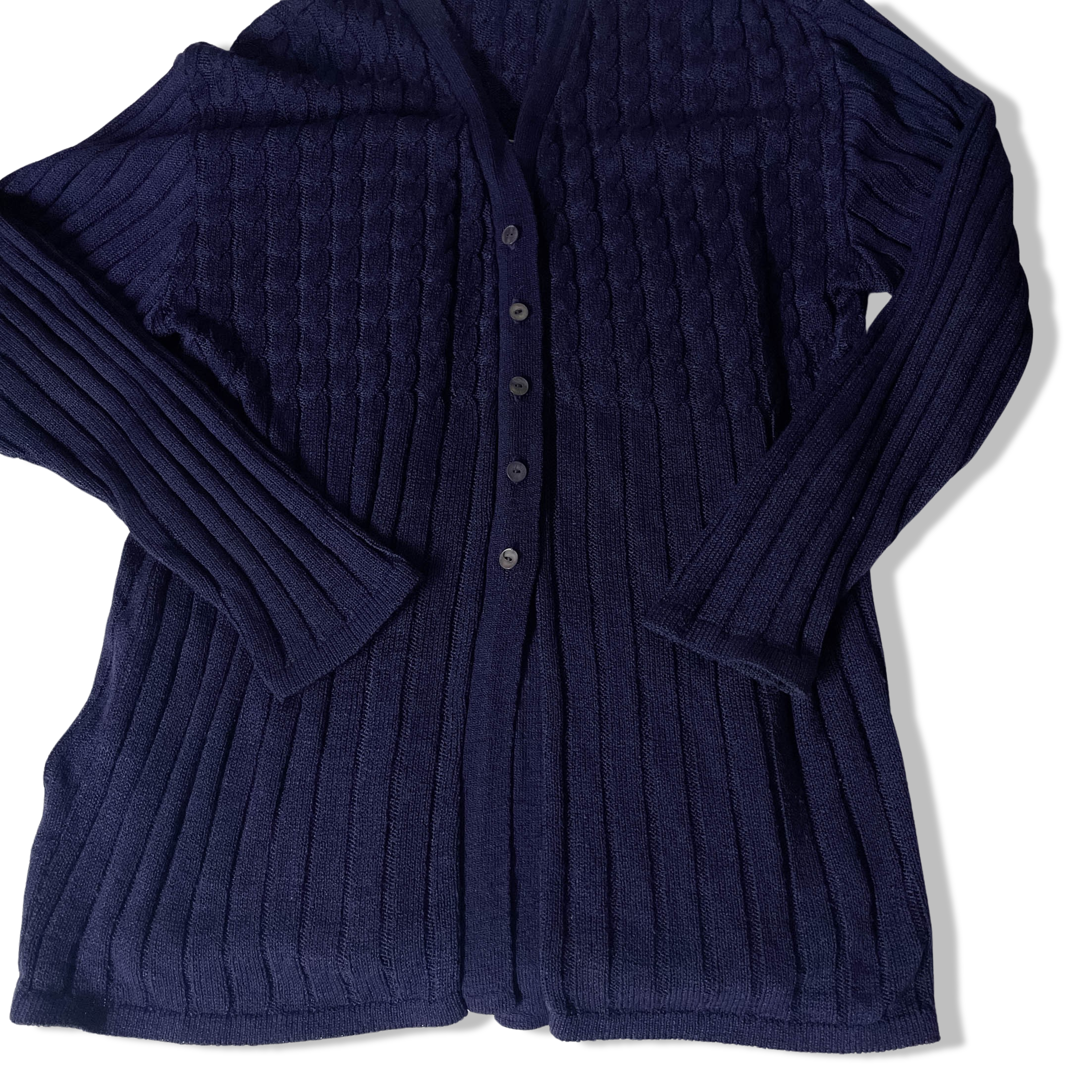 Vintage St.Bernard purple cable womens knited sweater dress XXL