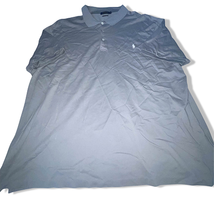 Vintage Grey mens Polo Ralph Lauren Stretch mesh polo shirt 3XL