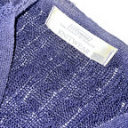 Vintage St.Bernard purple cable womens knited sweater dress XXL