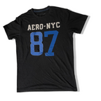Vintage Black mens Aeropostale aero nyc 87 graphics tees in S