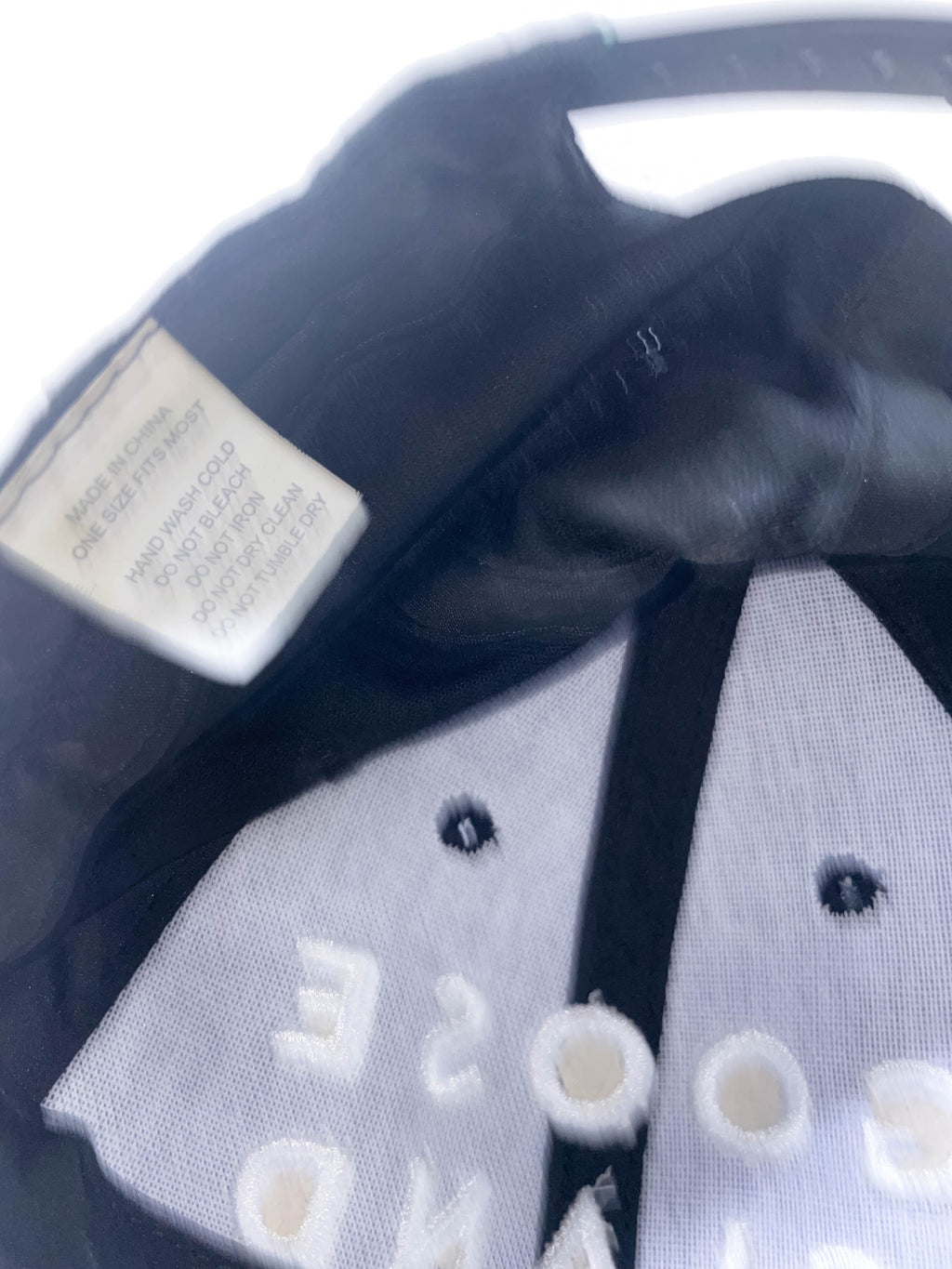 Vintage Black Goose Island logo print baseball cap