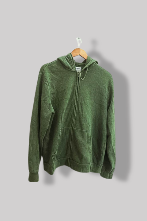 Vintage Khaki Green Old navy large full zip classic fit hoodie
