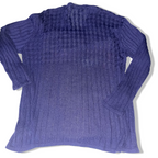 Vintage St.Bernard purple cable womens knited sweater dress XXL