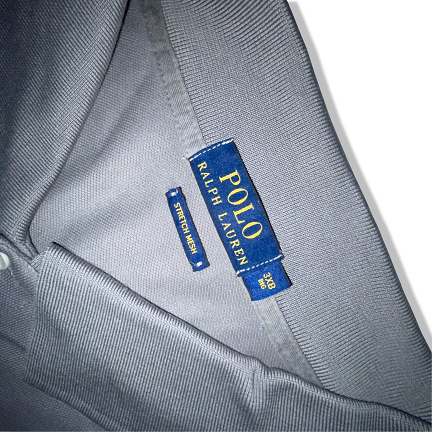 Vintage Grey mens Polo Ralph Lauren Stretch mesh polo shirt 3XL