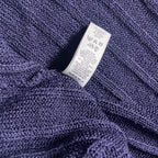 Vintage St.Bernard purple cable womens knited sweater dress XXL