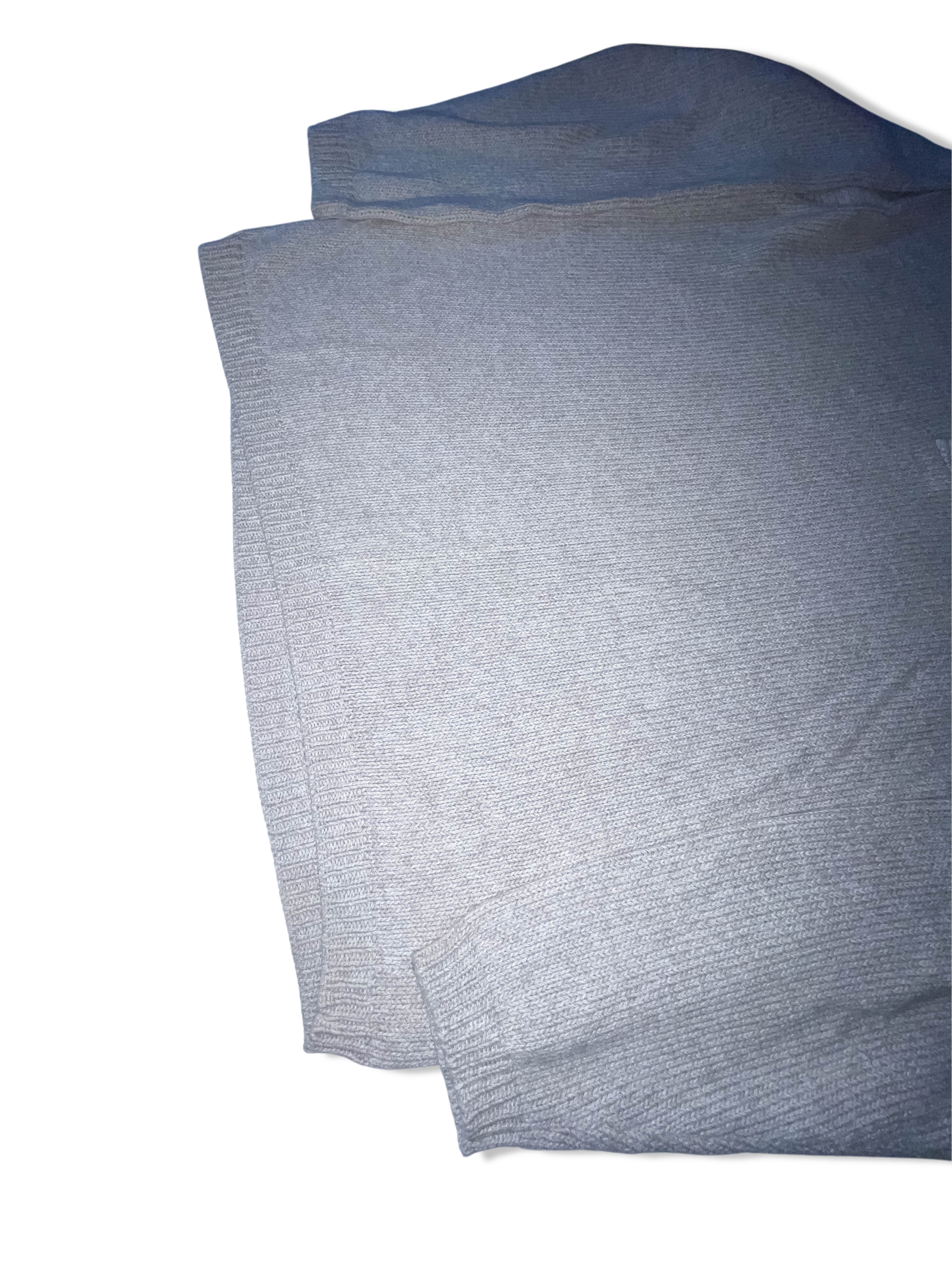 Vintage St Bernard Trademark 1/4 button up mens thick cotton small cream sweater 