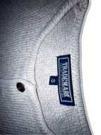 Vintage St Bernard Trademark 1/4 button up mens thick cotton small cream sweater 