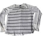 Vintage Gap white stripe sweatshirt XS