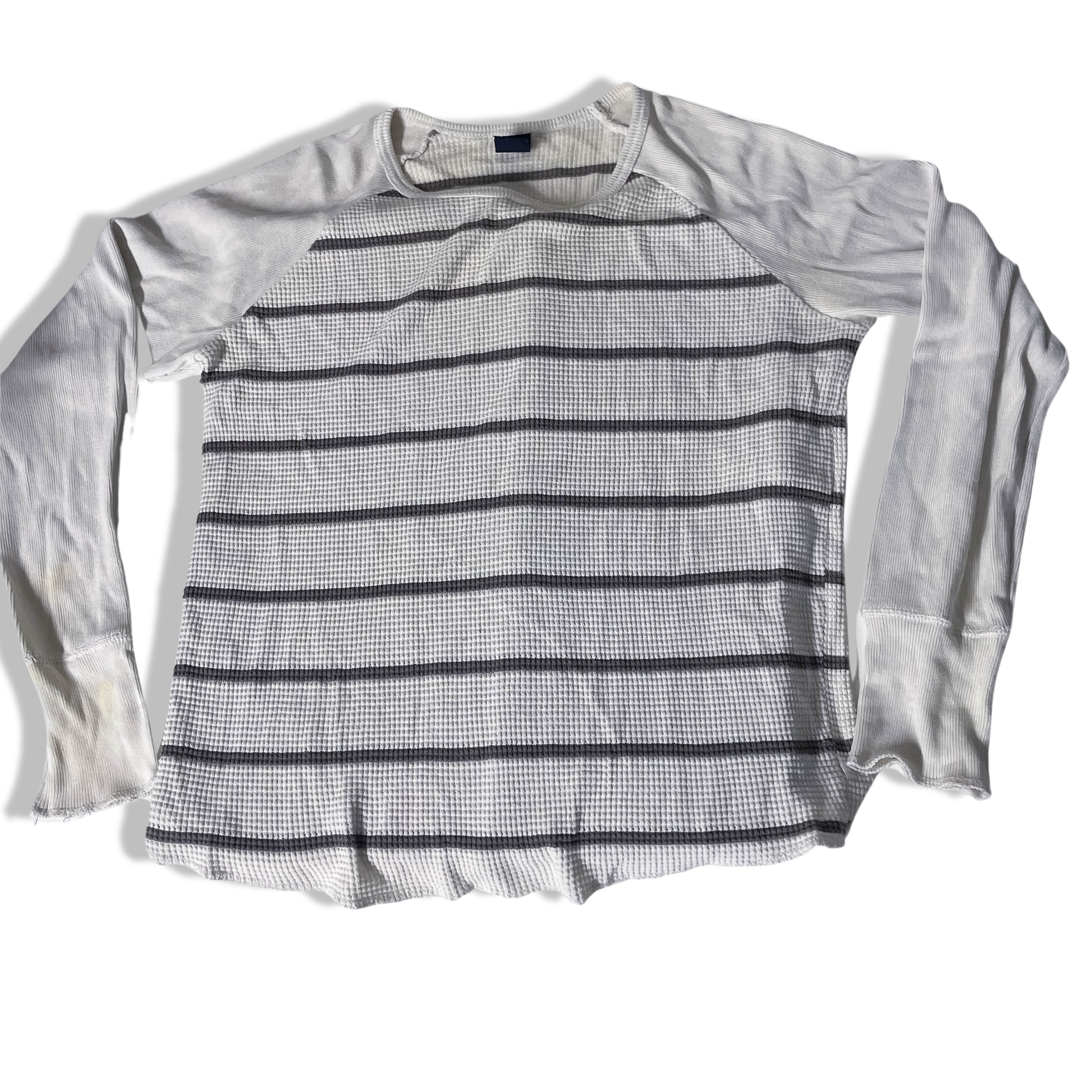 Vintage Gap white stripe sweatshirt XS